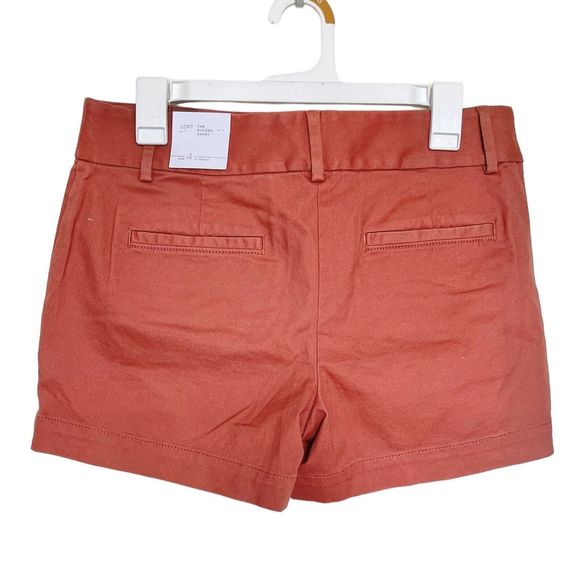 Loft Womens Shorts Size 4 The Riviera 4" Inseam Mini Short Pockets Mid Rise - Picture 2 of 13